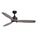 Vaxcel Curtiss Satin Brass Mid Century Modern MCM Wood Propeller Ceiling Fan with LED Light Kit and Remote